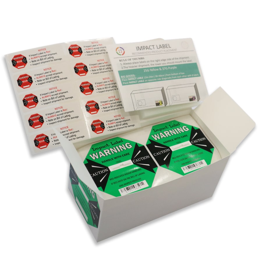 Impact Label 100G 【Shock Sensor for Shipping】 Impact Label 100G 50PCS/BOX