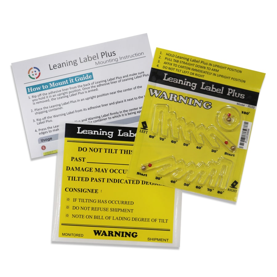 Leaning Label Plus Tilt Plus Indicator 50PCS/BOX Leaning Label Plus Tilt Plus Indicator 50PCS/BOX