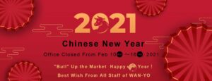 2021 Chinese New Year Holiday