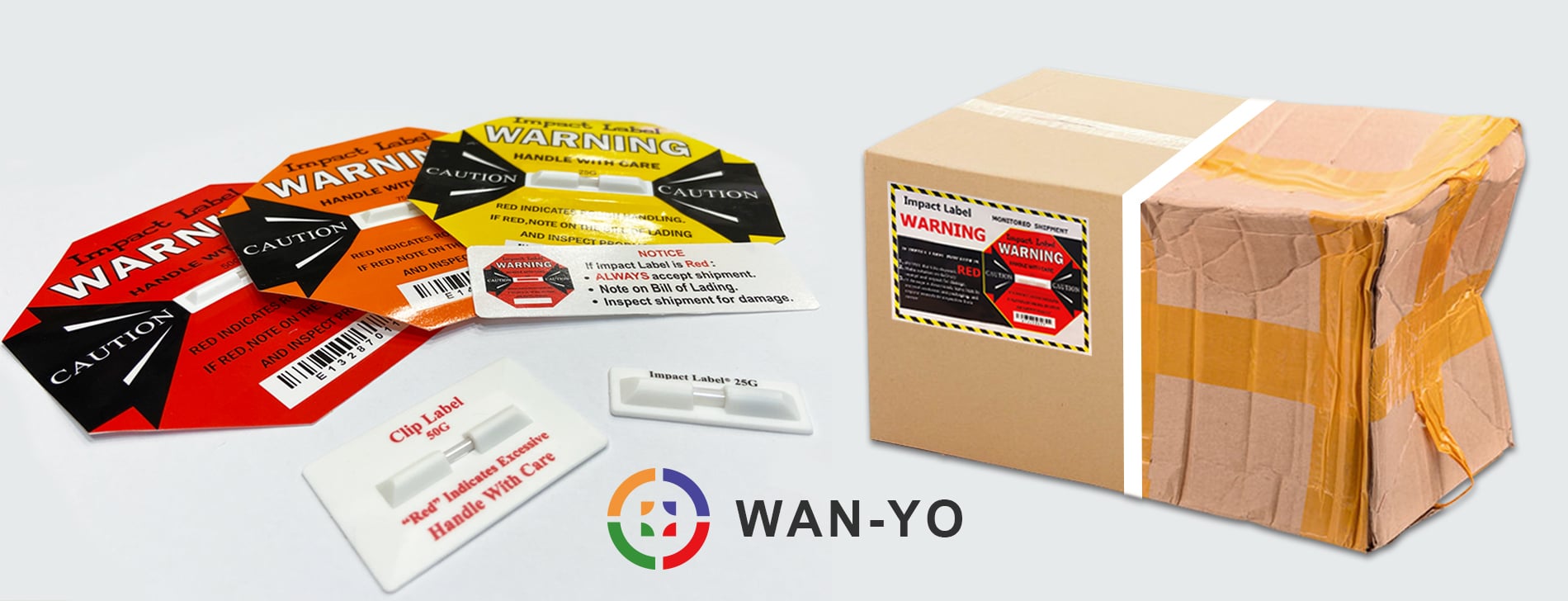 Shipping shock indicators | Manufacturer of | WAN-YO