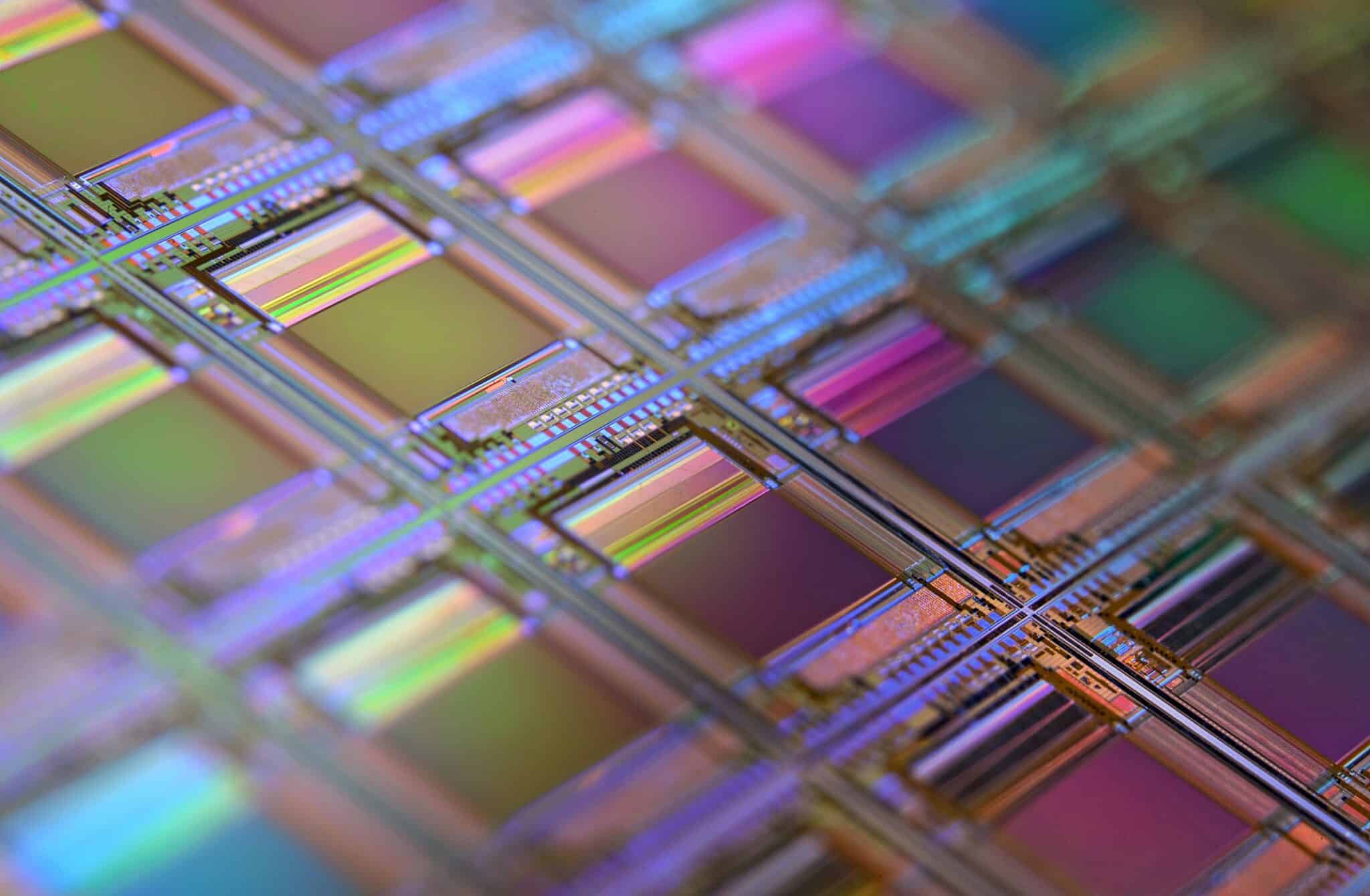 silicon wafer chip