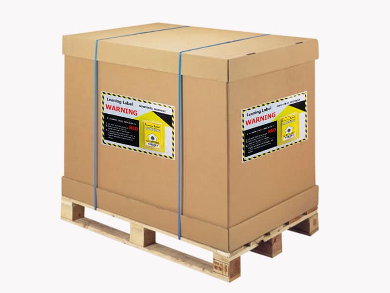 anti-tilt stickers proved to lower costs from hazardous materials cargo spills.