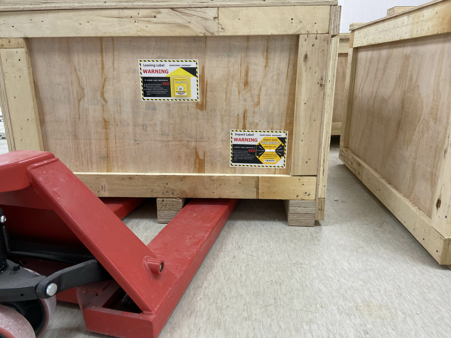 What is the purpose of shock sensor for shipping? WANYO