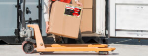 Protect electric fireplaces during shipping with shock impact indicator