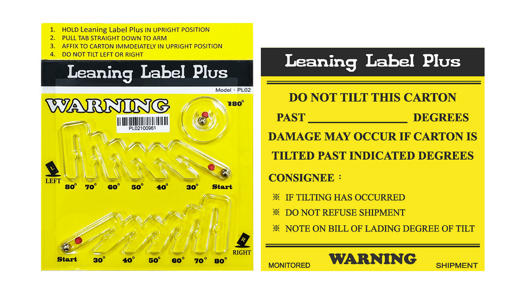 Leaning Label Plus + Companion label