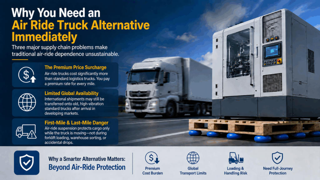 The Best Air Ride Truck Alternative: Pallet Cushion for Heavy Machinery