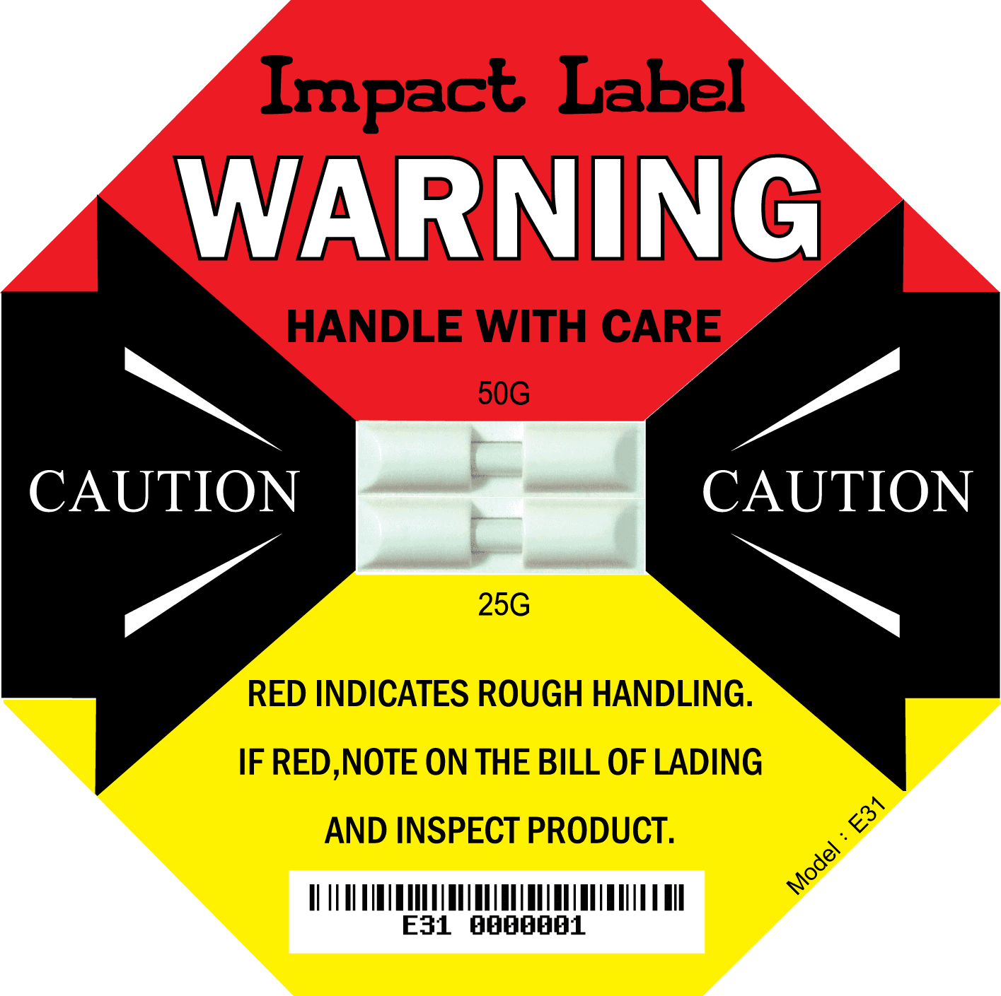 Dual Impact Label -E31