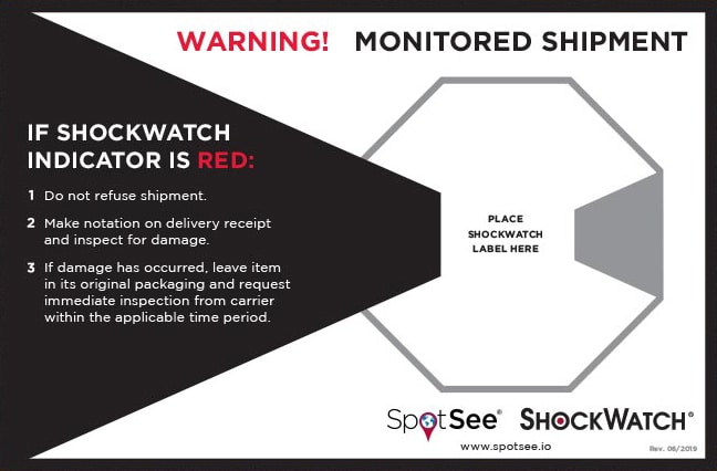 Shockwatch 配件貼紙